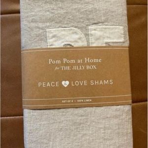 Peace and Love pillow sham set (Jillybox)